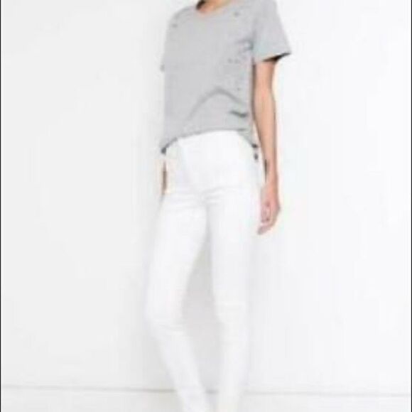 Kancan Estilo High Rise Skinny Jeans White 23 NWT - Picture 3 of 13